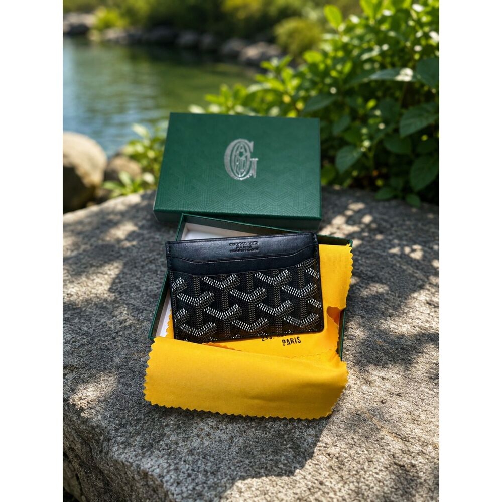 Goyard Black Wallet Cardholder